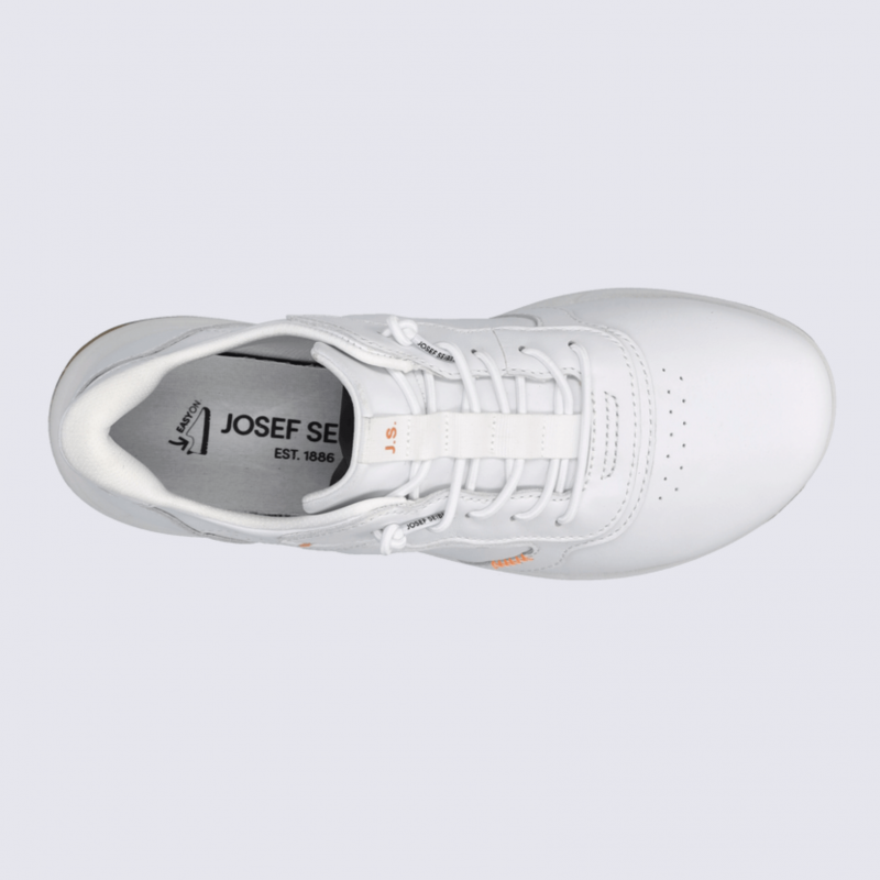 Baskets Josef Seibel, baskets tendances femme blanc