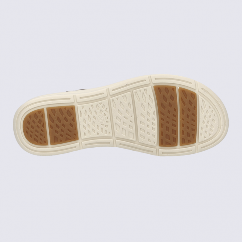 Sandale JOSEF SEIBEL, sandale compensée femme en cuir vert multi