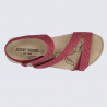 Sandales Tonga 78 Josef Seibel, Sandales brides croisées femme en cuir rose