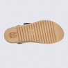 Nu pieds Mobils, Nu pieds confortables femme en cuir sable