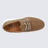 Baskets Mephisto, baskets confortables homme en cuir taupe