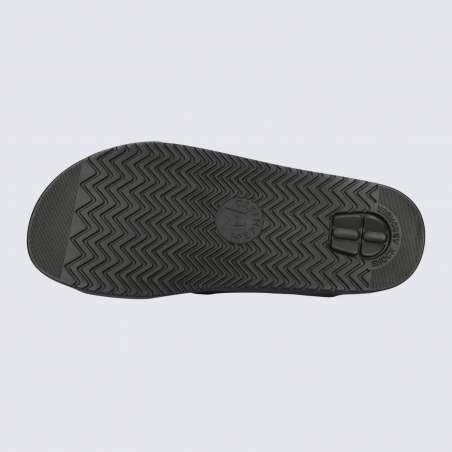 Mules Mephisto, mules ouvertes confortables homme en cuir marron foncé