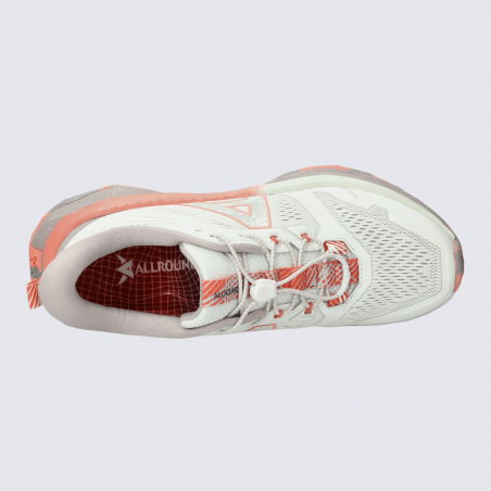 Baskets Allrounder, sneakers confortables femme en textile Astera crème