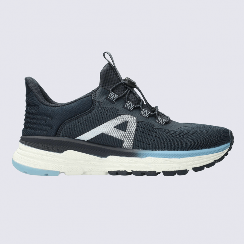 Baskets Allrounder, baskets sportive et confortable femme en mesh bleu