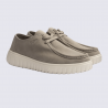 Baskets Lloyd, sneaker tendances homme en cuir velours gris