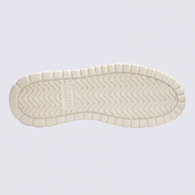 Baskets Lloyd, sneaker tendances homme en cuir velours gris