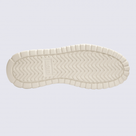 Baskets Lloyd, sneaker tendances homme en cuir velours gris