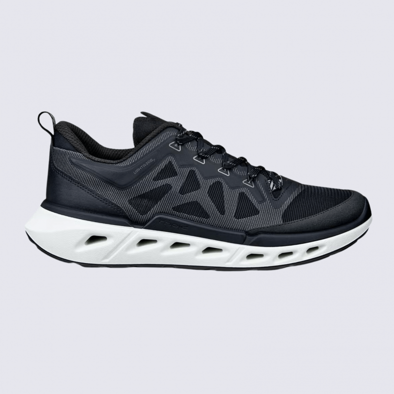 Baskets ECCO, Baskets respirante avec laçage rapide et semelle amortissante homme noir