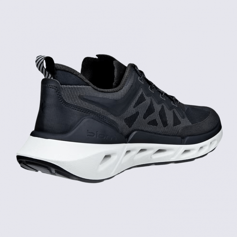 Baskets ECCO, Baskets respirante avec laçage rapide et semelle amortissante homme noir