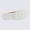 Baskets Ecco, baskets moderne et chic à lacets femme en cuir chair