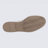 Mocassins Ecco, mocassins élégants et confortable femme en cuir lisse perforé blanc
