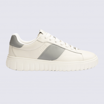 Baskets Lloyd, sneaker tendances homme en cuir blanc