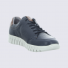 Chaussures Waldlaufer, chaussures confortables à lacets homme en cuir marine