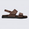 Nu-Pied en cuir Mephisto homme marron foncé