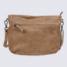 Sac à bandoulière Bear Jade, sac à bandoulière femme en cuir baltic beige