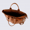 Bear, sac Vera unisexe en cuir cognac