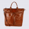 Bear, sac Vera unisexe en cuir cognac