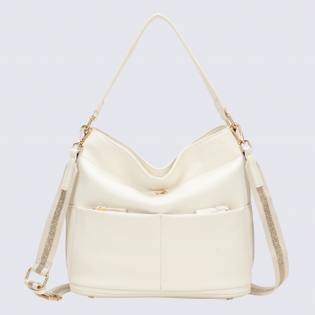 Sac à main Lulu Castagnette, sac à main Aissam écru