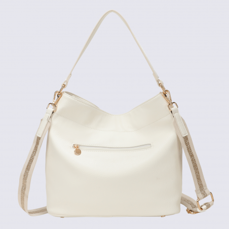 Sac à main Lulu Castagnette, sac à main Aissam écru