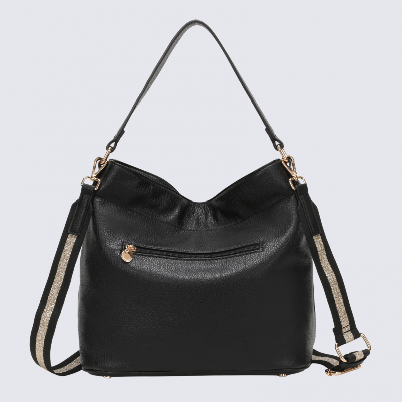 Sac à main Lulu Castagnette, sac à main Aissam noir