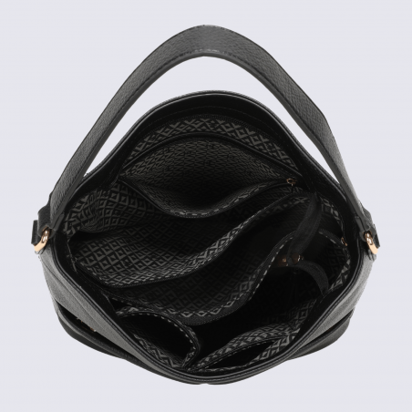 Sac à main Lulu Castagnette, sac à main Aissam noir