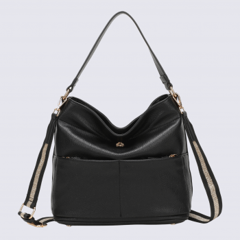 Sac à main Lulu Castagnette, sac à main Aissam noir