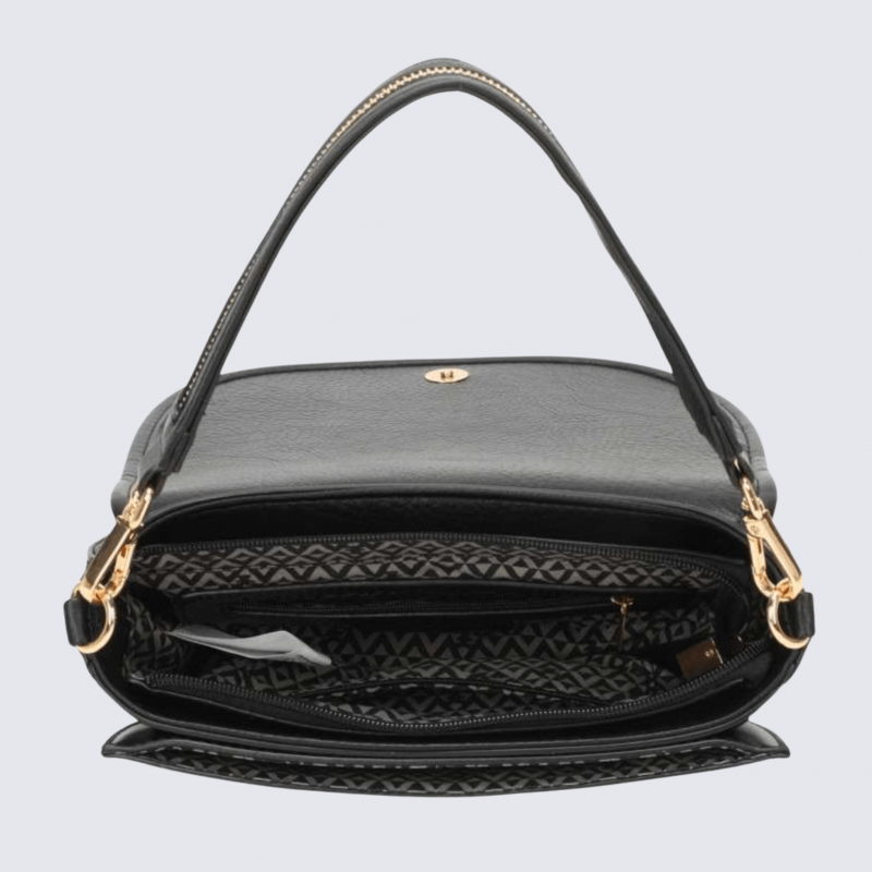 Sac à main Lulu Castagnette, sac à main Alec noir