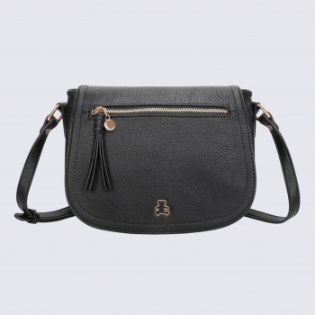 Sac à main Lulu Castagnette, sac à main Obert noir