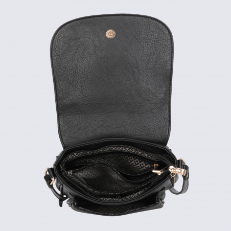 Sac à main Lulu Castagnette, sac à main Obert noir