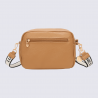 Sac à main Lulu Castagnette, sac à main Zahra brun beige