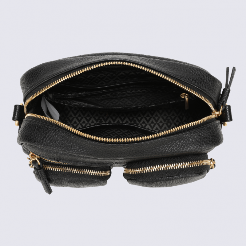 Sac à main Lulu Castagnette, sac à main Zahra noir