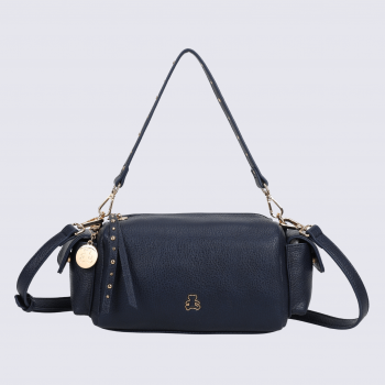 Sac à main Lulu Castagnette, sac à main Akli marine