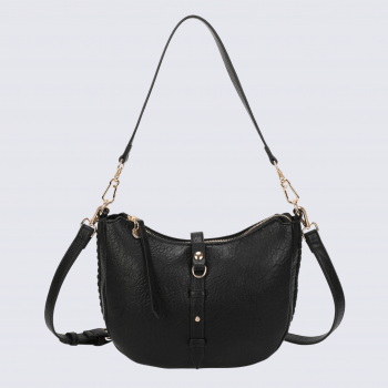 Sac à main Lulu Castagnette, sac à main Zayden noir