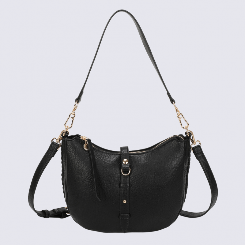 Sac à main Lulu Castagnette, sac à main Zayden noir