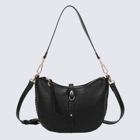 Sac à main Lulu Castagnette, sac à main Zayden noir