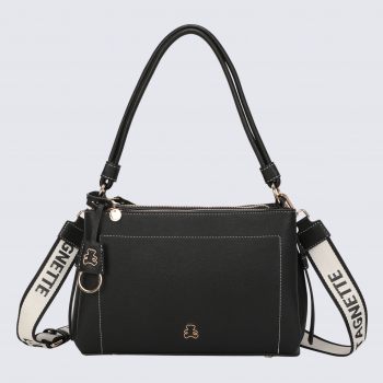 Sac à main Lulu Castagnette, sac à main Alexandrine noir