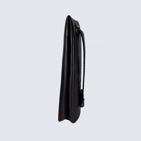 Porte clés Bear, porte clés unisexe en cuir brun