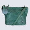 Sac à bandoulière Bear, sac à bandoulière Joan pour femme en cuir vert