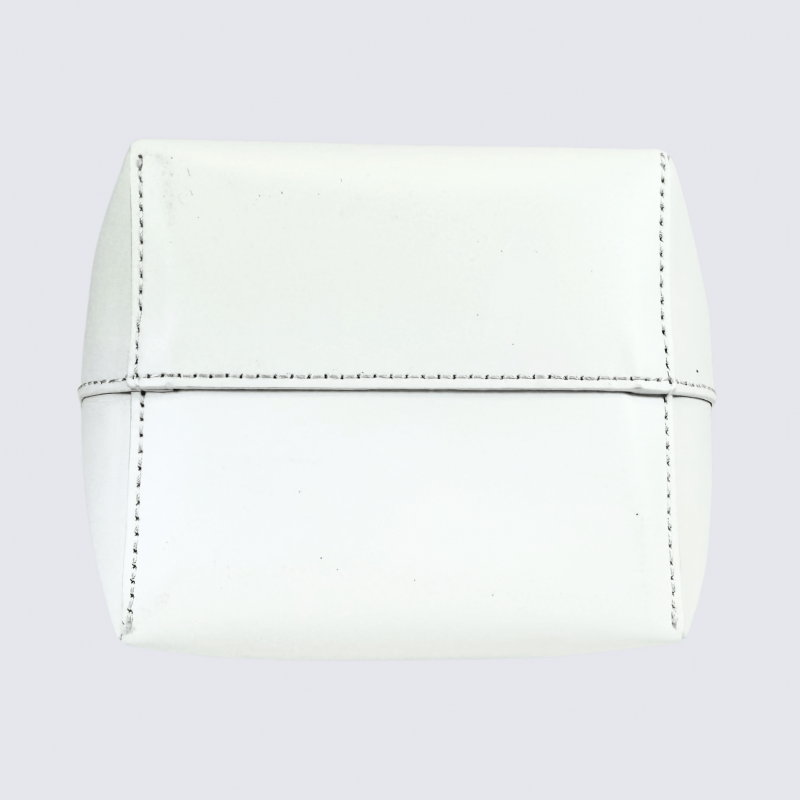 Sac Charlotte, Sac Élégant Compacte Femme en Cuir Lait