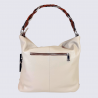 Sac épaule Charlotte, Sac épaule Chic & Spacieux Femme en Cuir Granite