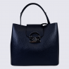 Mini sac Charlotte, sac bandoulière moderne femme en cuir marine