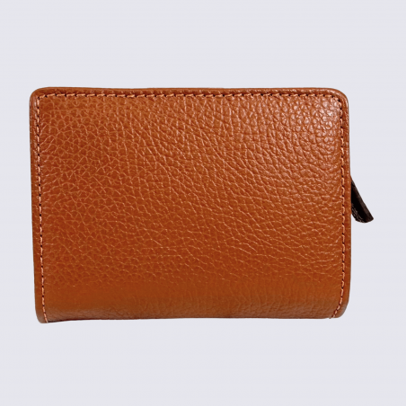 Porte feuilles Charlotte, porte feuilles moderne femme en cuir