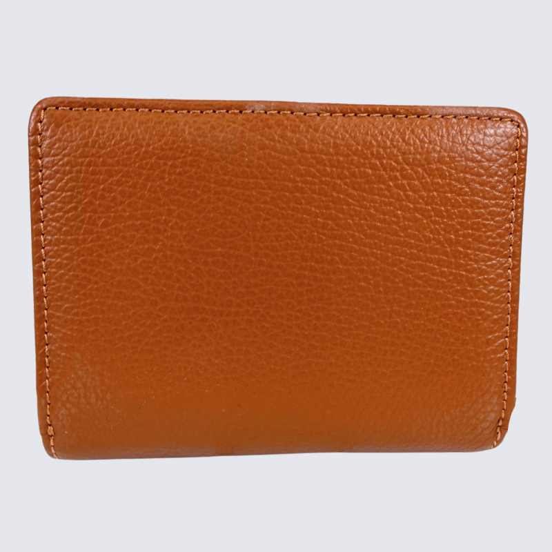 Porte feuilles Charlotte, porte feuilles moderne femme en cuir