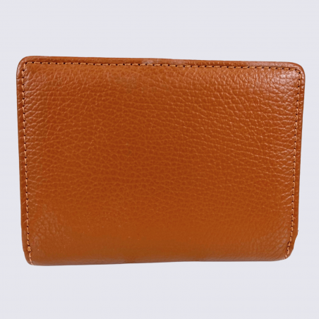 Porte feuilles Charlotte, porte feuilles moderne femme en cuir