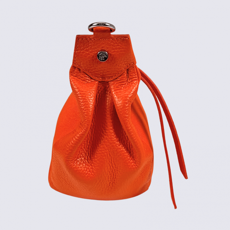 Sac à bandoulière Charlotte, sac à main en cuir orange
