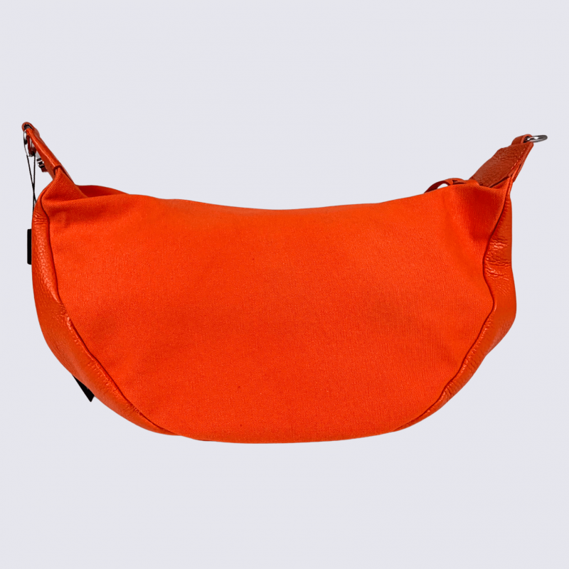 Sac à bandoulière Charlotte, sac à main en cuir orange