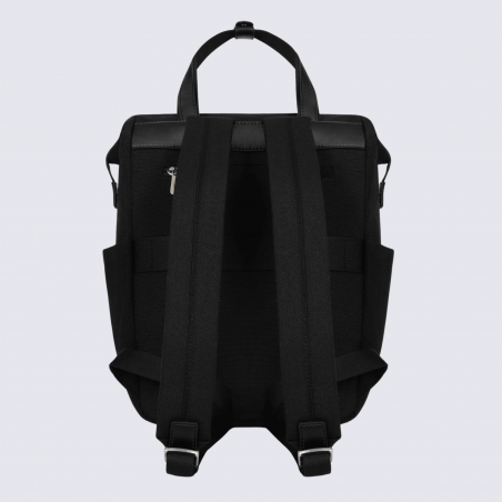 Sac à dos Hexagona, sac à dos en nylon noir