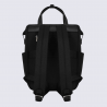 Sac à dos Hexagona, sac à dos en nylon noir