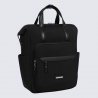 Sac à dos Hexagona, sac à dos en nylon noir