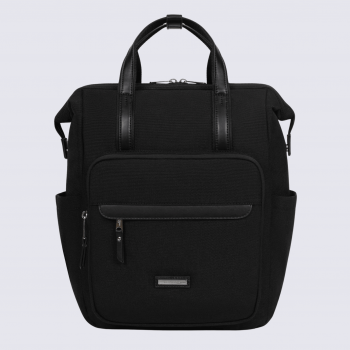 Sac à dos Hexagona, sac à dos en nylon noir